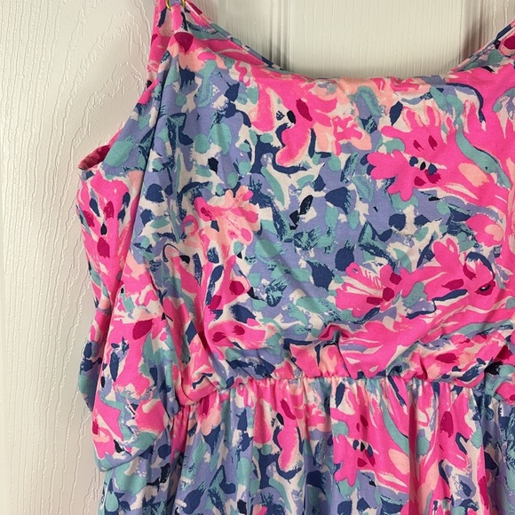 Lilly Pulitzer Dominica dress coco coral crab sz med - Picture 5 of 10